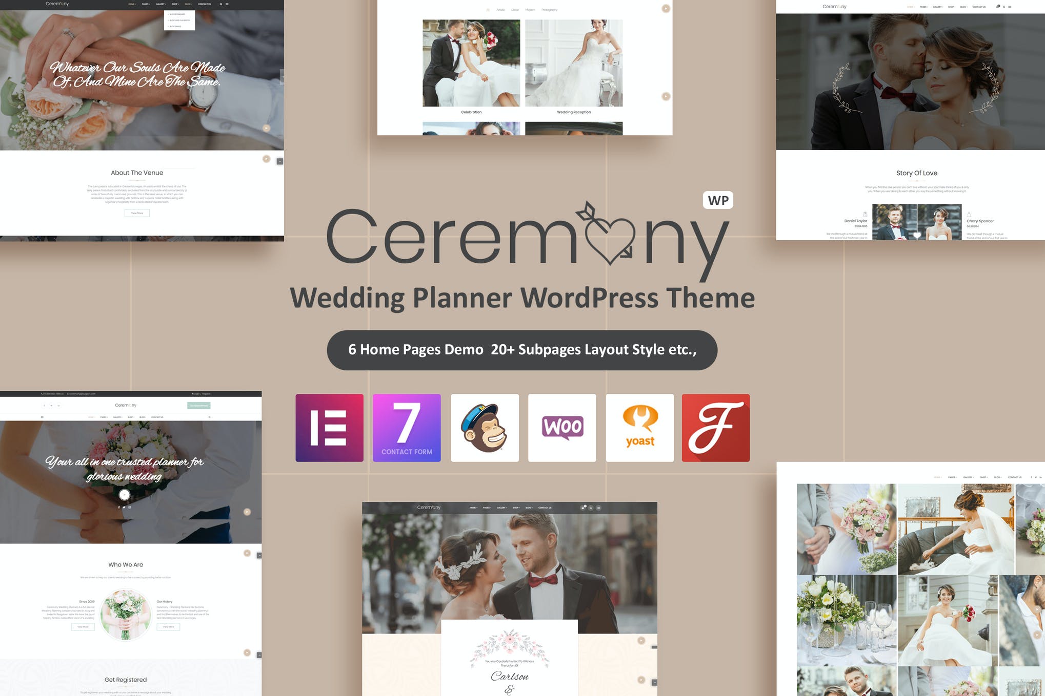 Ceremony-婚礼策划师WordPress主题 - 口袋资源