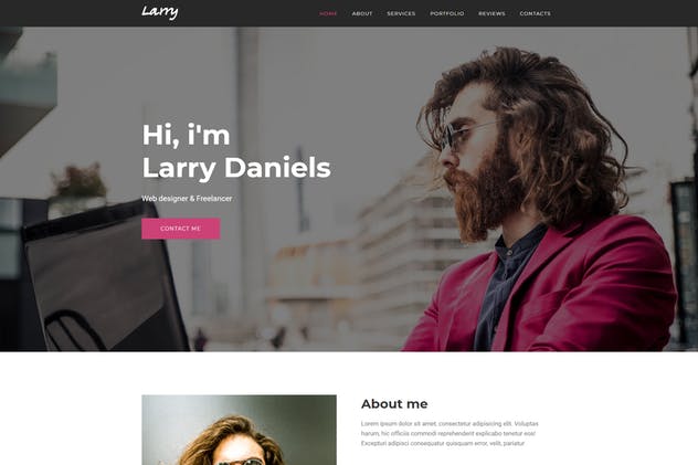 Larry -个人WordPress主题 - 口袋资源