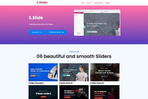 E.Slider Elementor的附加组件滑块