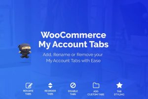 WooCommerce我的帐户页面定制器