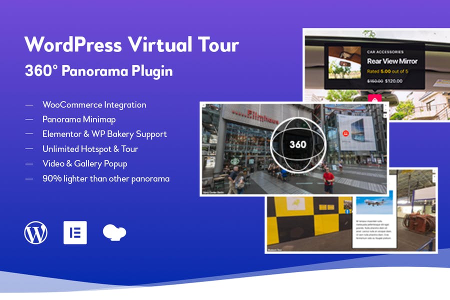 WordPress Virtual Tour 360 Panorama插件