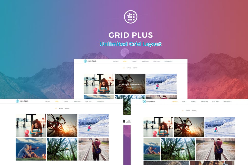 Grid Plus-无限的网格布局