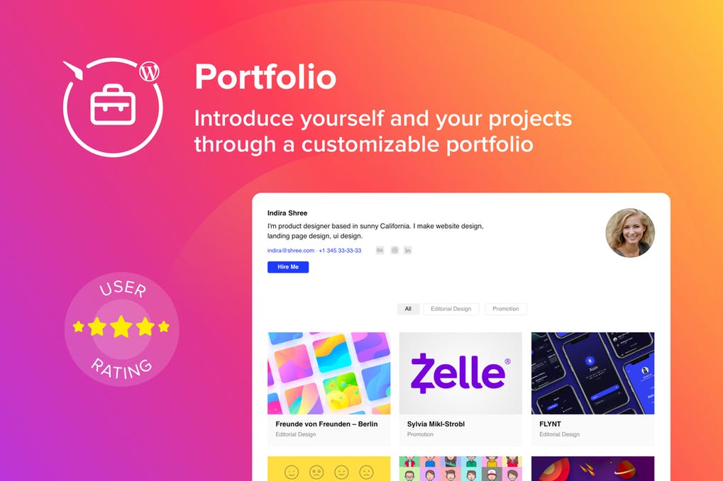 WordPress Portfolio Gallery插件