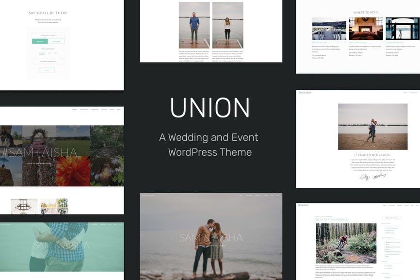 Union-婚礼和活动WordPress主题 - 口袋资源