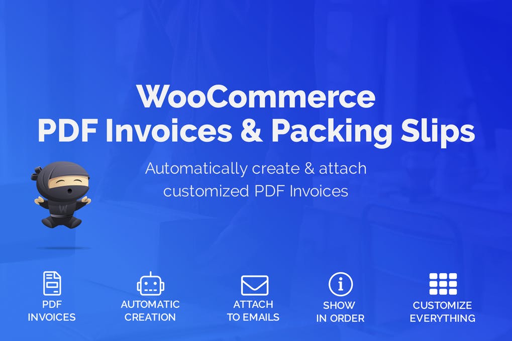 WooCommerce PDF发票和装箱单