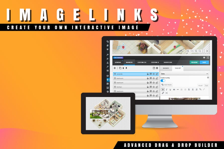 ImageLinks-WordPress的交互式图像