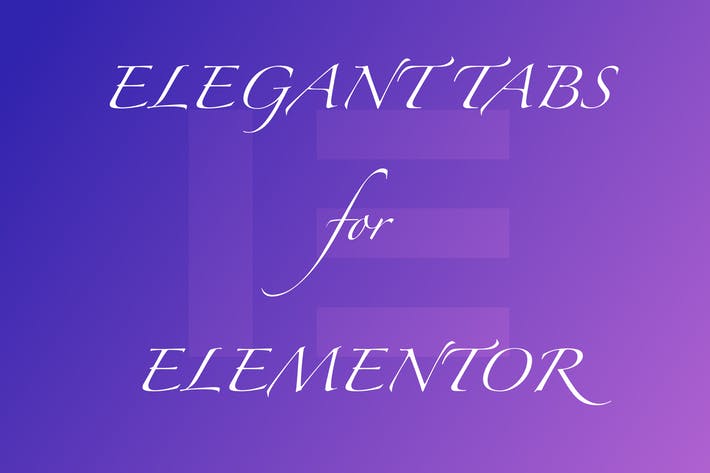 Elementor的优雅标签