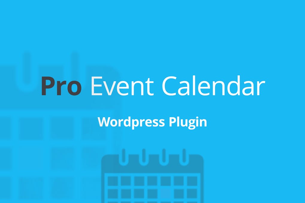 WordPress Pro活动日历-WordPress插件