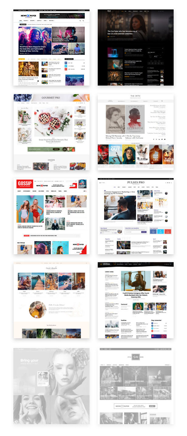 Newspaper V10.3.3- 数十套模板 超多博客模块 可视化拖拽编辑的新闻博客主题-云典网
