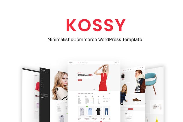 Kossy-极简主义电子商务WordPress主题