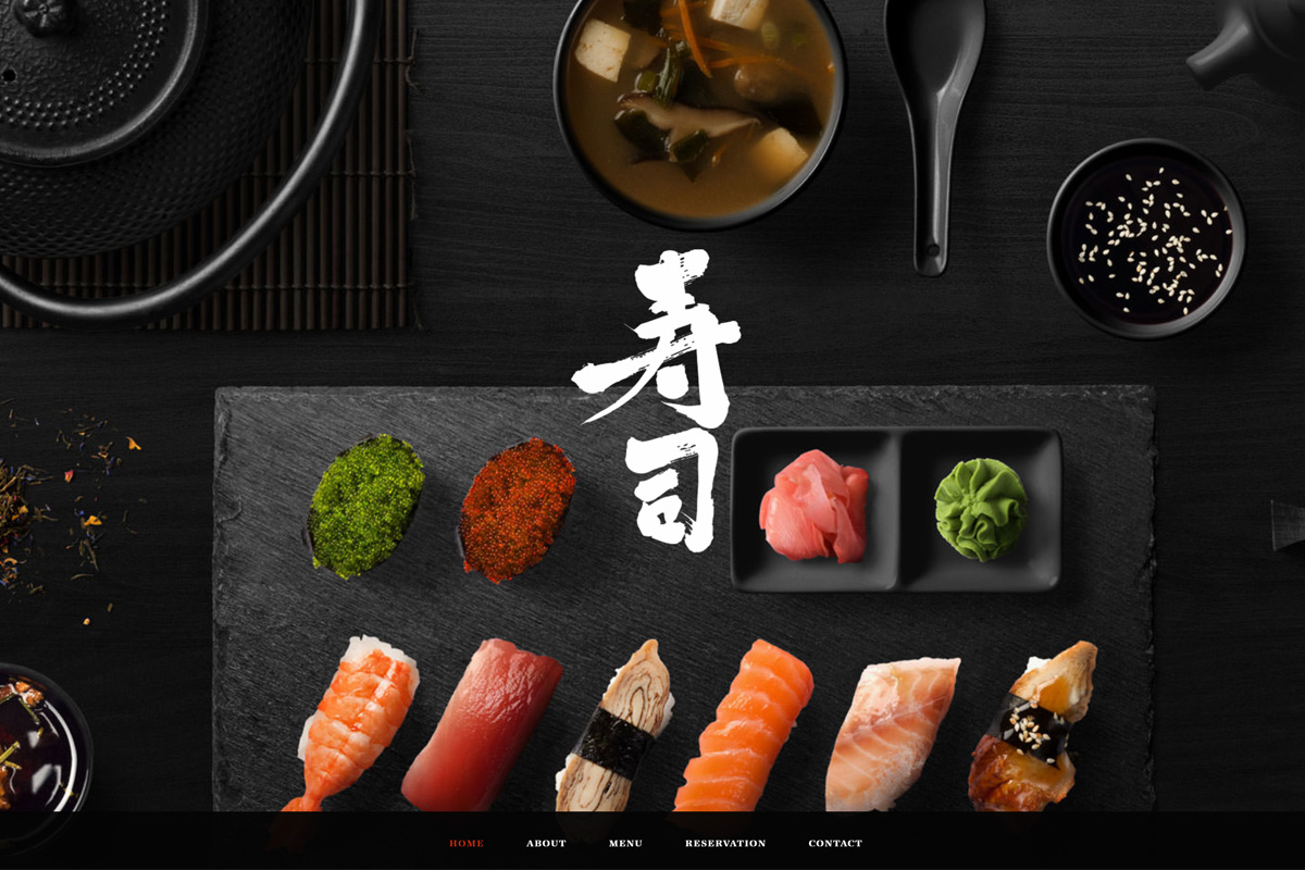 Gastro- 寿司 日本料理 咖啡厅 餐厅网站模板 WordPress主题