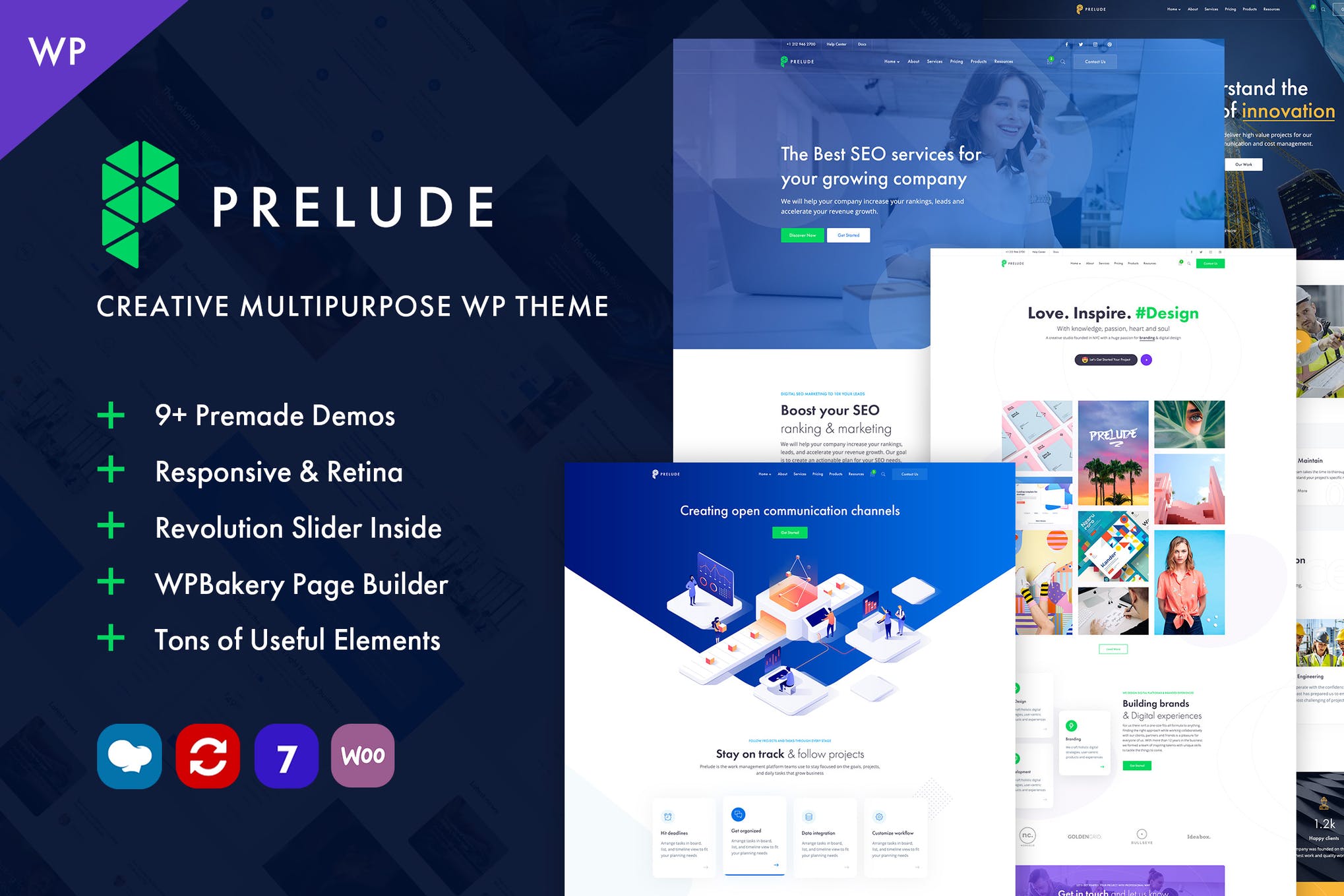 Prelude-创意多用途WordPress主题