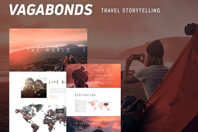 Vagabonds-个人旅行和生活方式博客主题