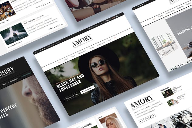 Amory Blog-响应式WordPress博客主题