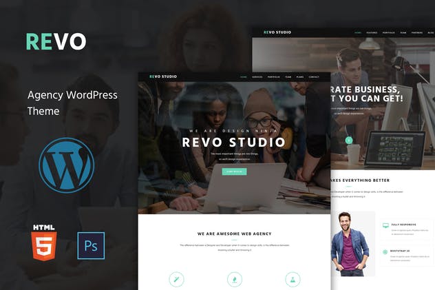 Revo Studio-多用途WordPress主题 - 口袋资源