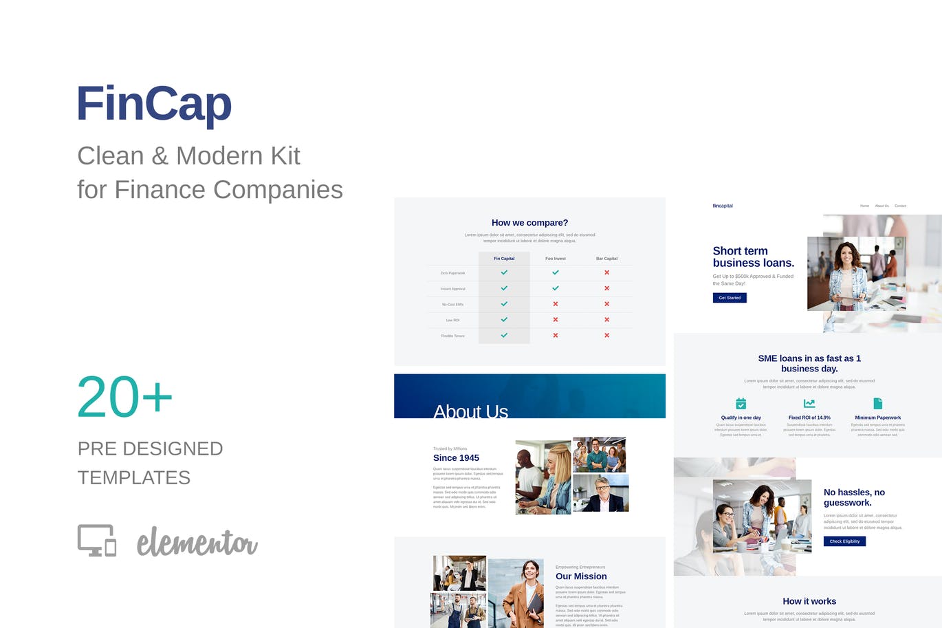 FinCap-财务模板套件 - 口袋资源