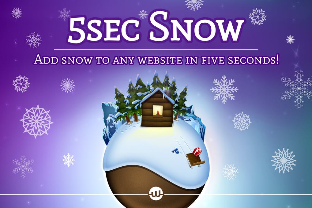 5秒降雪-圣诞欢乐发生器-WordPress插件 - 口袋资源
