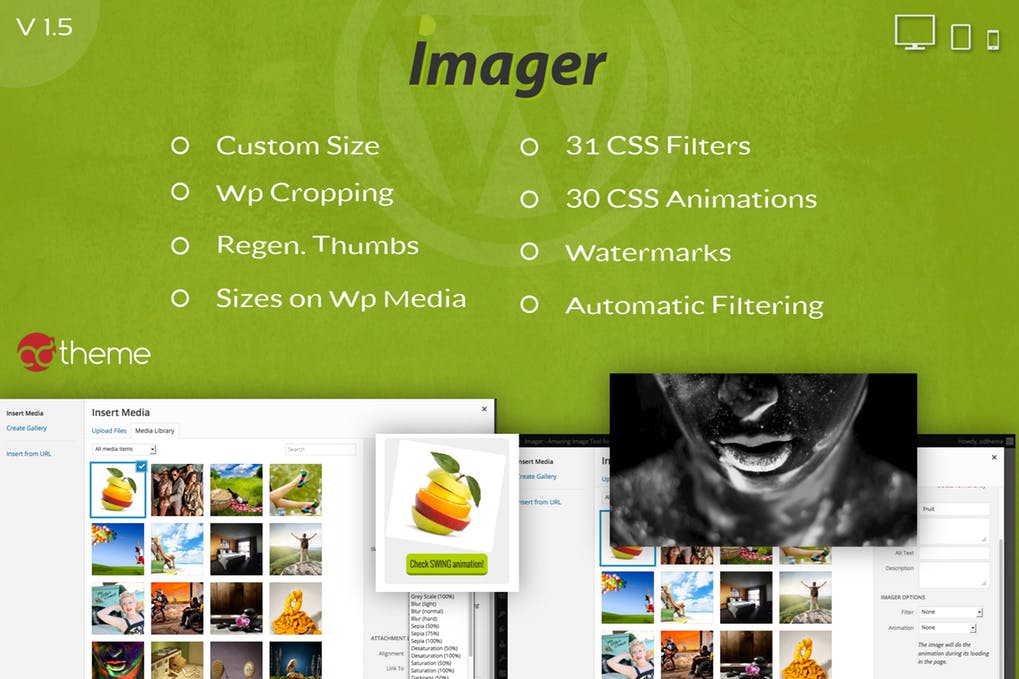 Imager – WordPress惊人的图像工具-WordPress插件