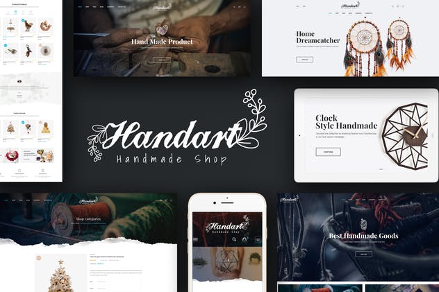 Handart-WooCommerce WordPress的手工主题 - 口袋资源