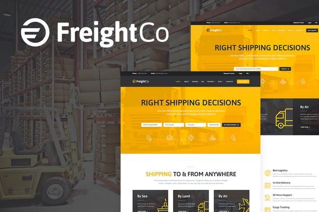 FreightCo-物流WordPress主题