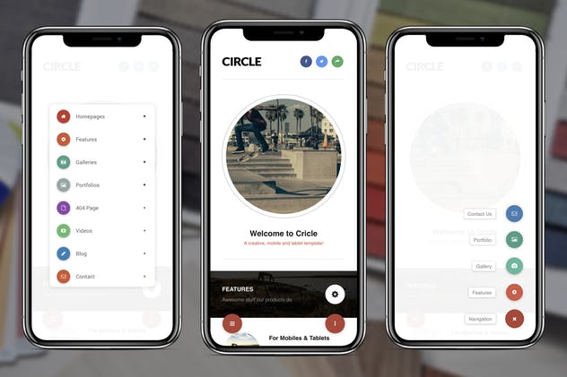 Circle Mobile | 移动WordPress主题 - 口袋资源