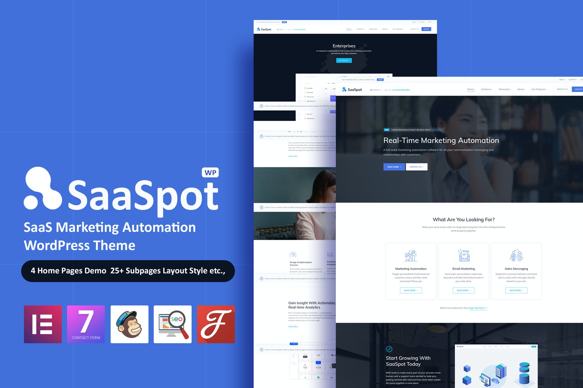 SaaSpot-SaaS营销自动化主题 - 口袋资源
