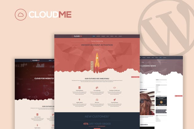Cloudme Host-WordPress托管主题