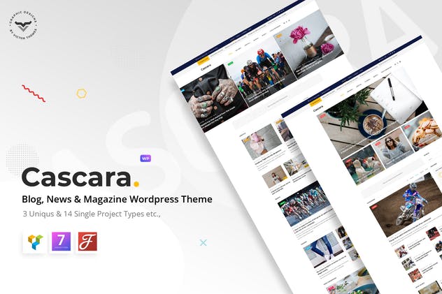 Cascara-博客，新闻和杂志WordPress主题