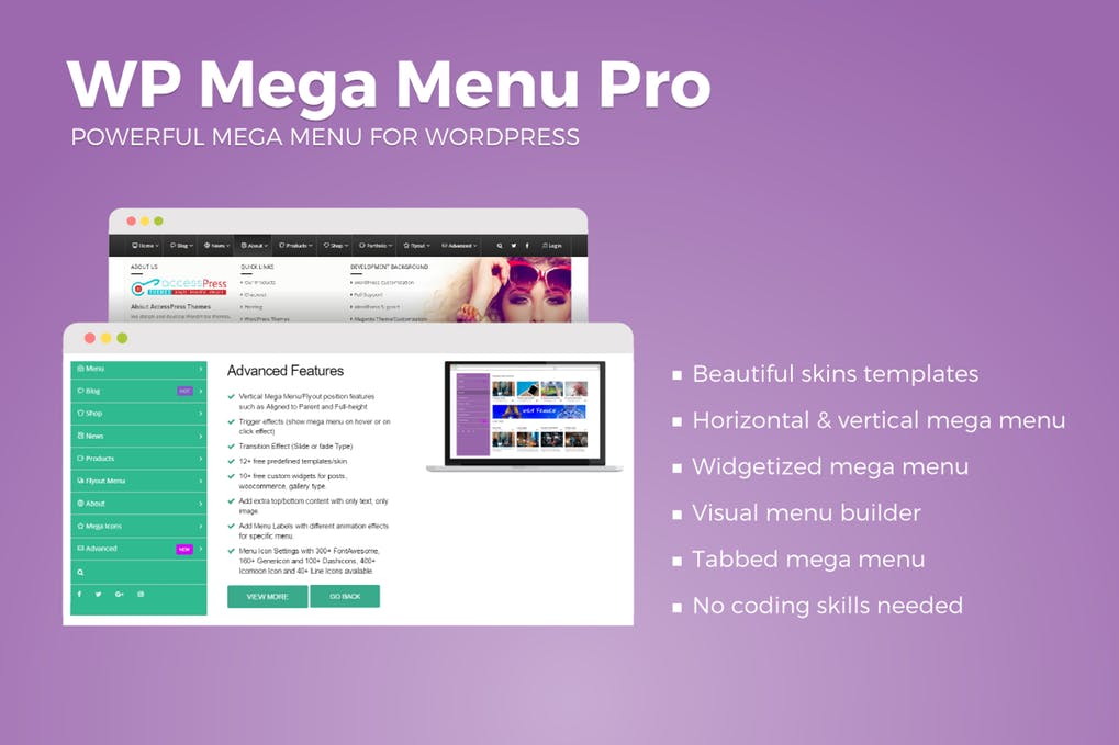 WP Mega Menu Pro