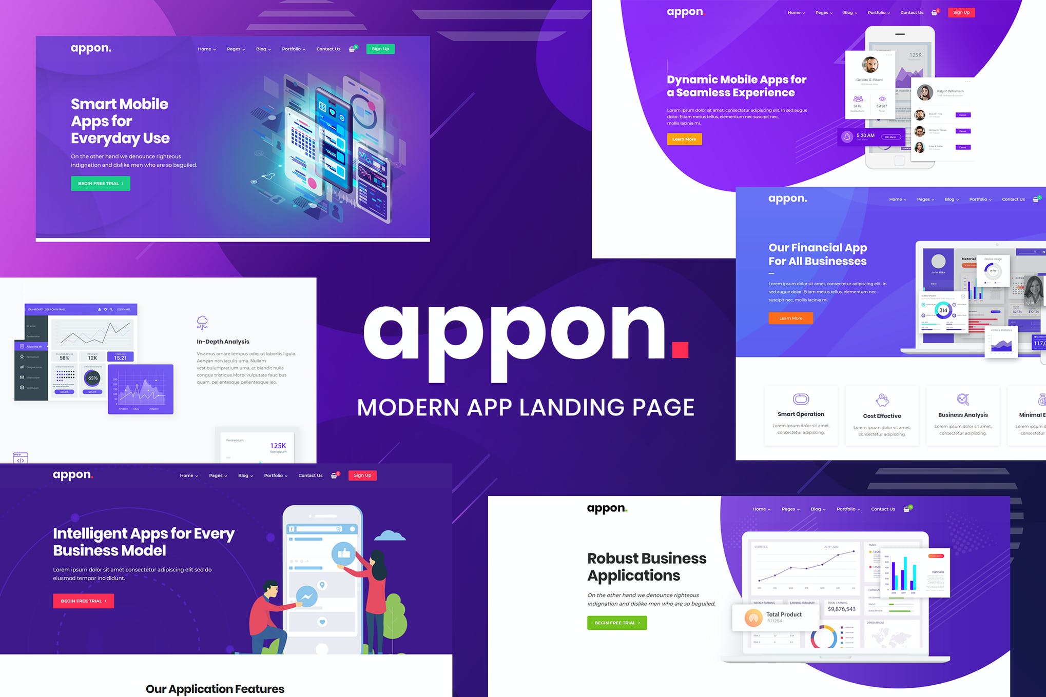 Appon-App＆SaaS软件WordPress主题
