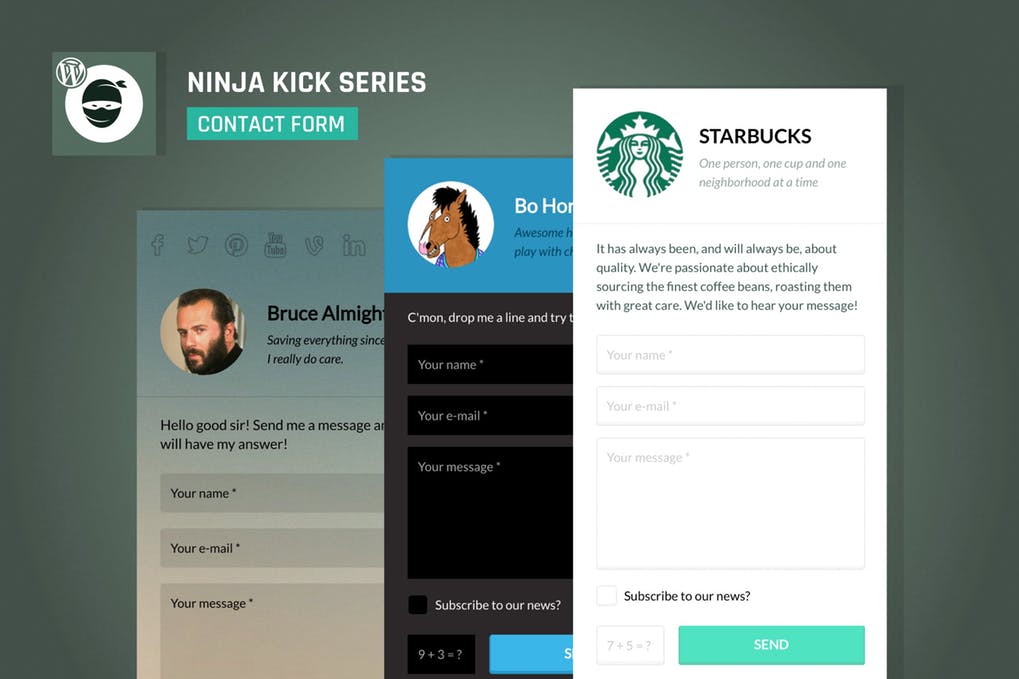 忍者踢：WordPress联系人表单插件