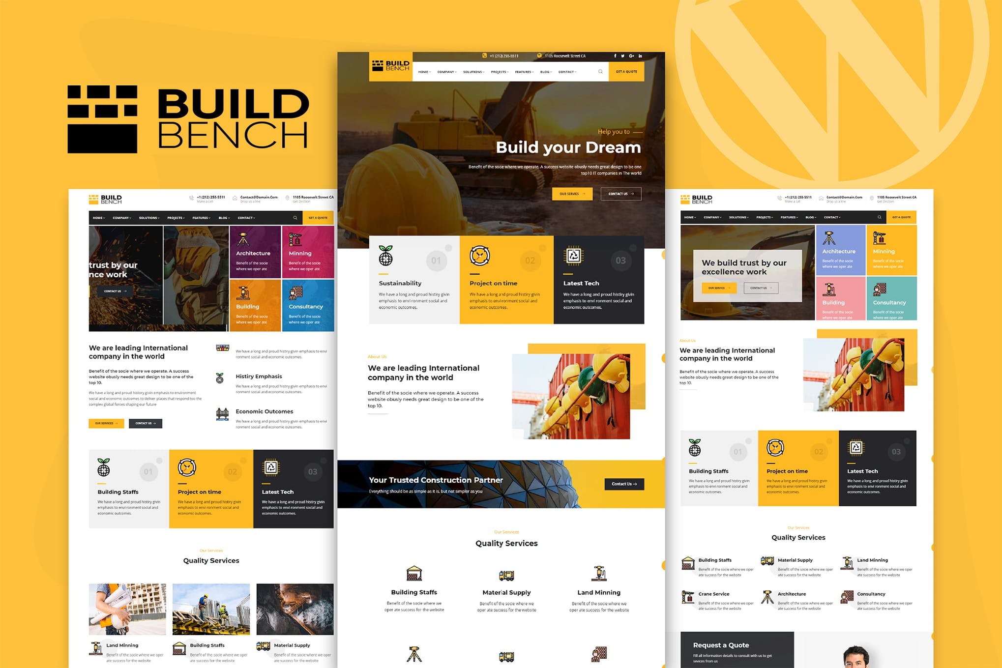 Buildbench-建造WordPress主题 - 口袋资源
