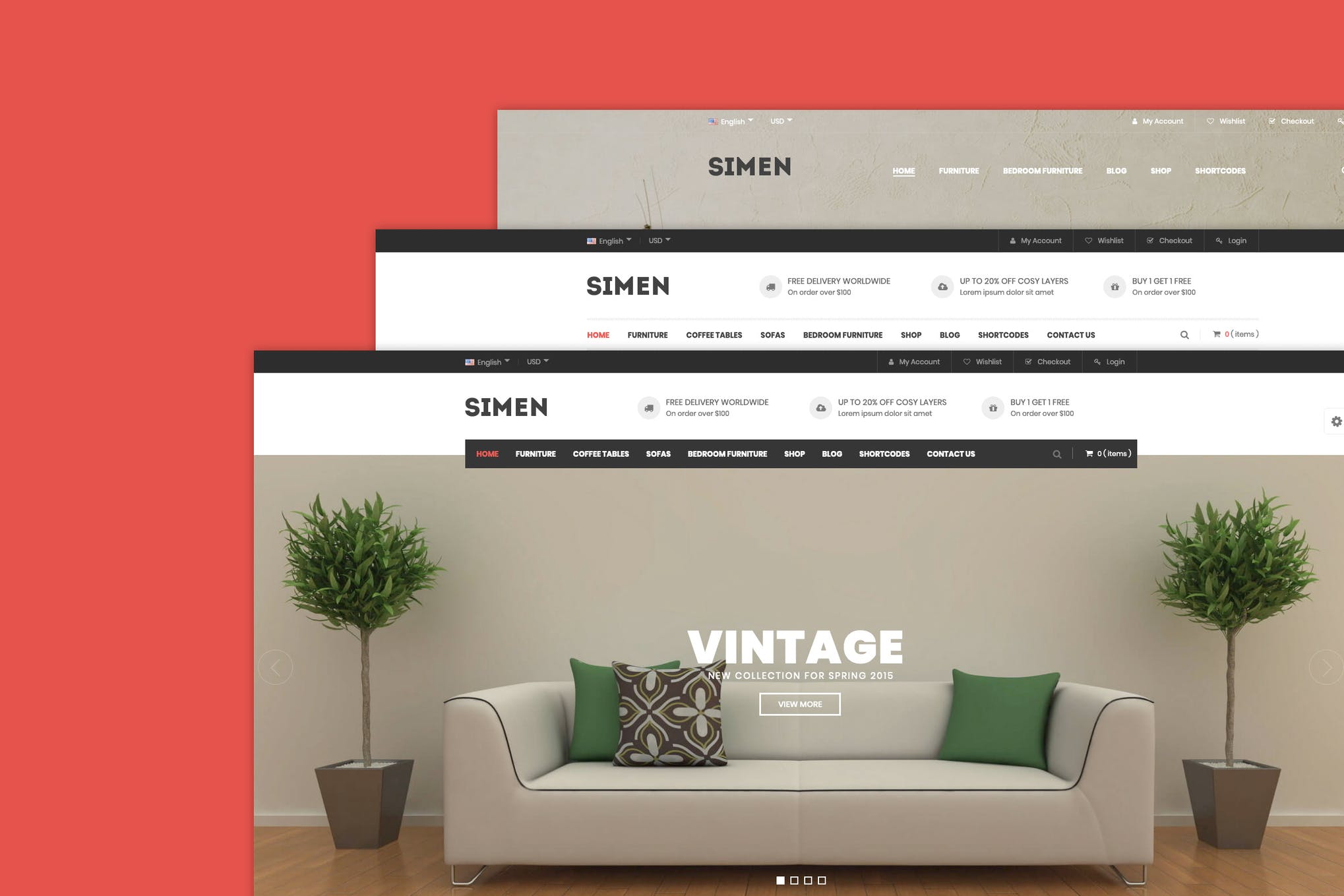 Simen-多功能WooCommerce WordPress主题