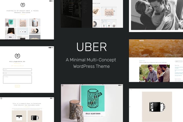 UBER-最小的多概念WordPress主题