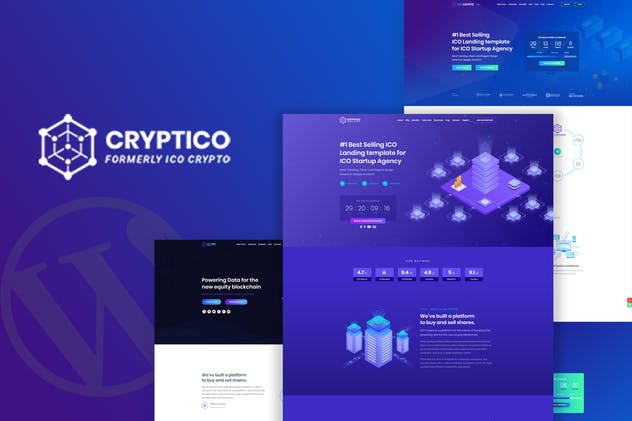 Cryptico-ICO加密登陆和加密货币WP - 口袋资源