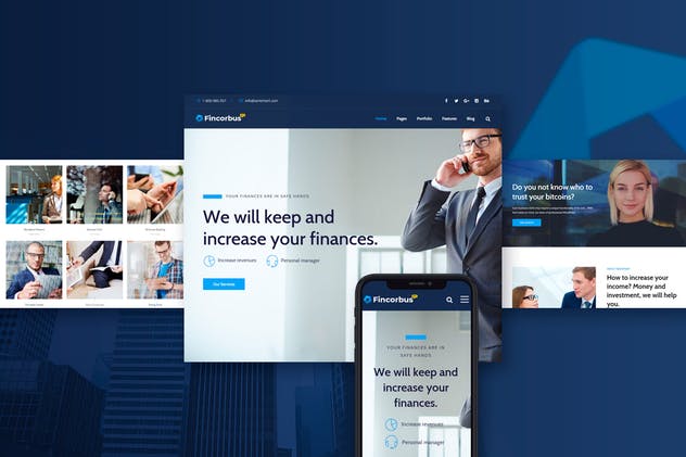 Fincorbus-金融公司WordPress主题 - 口袋资源