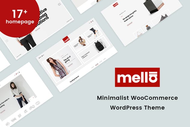 Mella-极简主义的WooCommerce WordPress主题