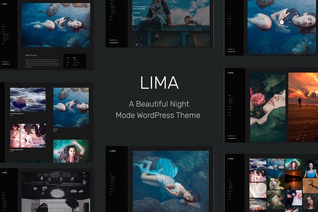 Lima-Elementor的夜间模式WordPress主题