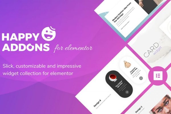 Happy Elementor Addons Pro版|大型菜单,文章网格,Woocommerce 产品网格,表格，事件日历，滑块 Elementor 小部件