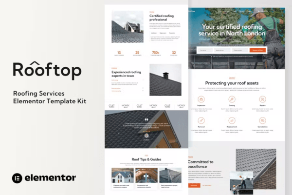 Rooftop – 屋顶服务 Elementor 模板套件
