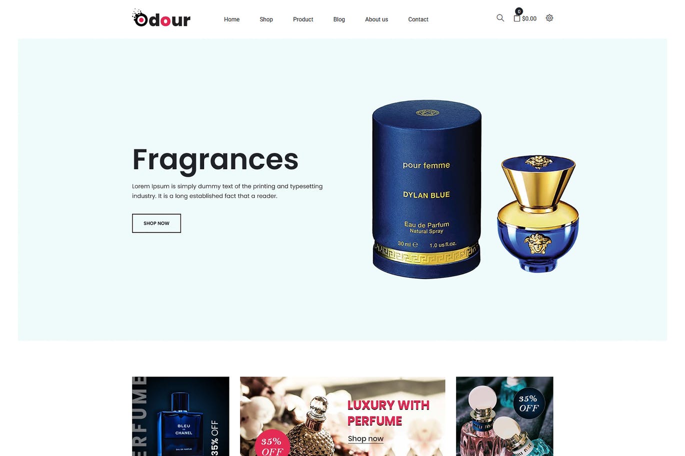 Odour – 香水Shopify主题