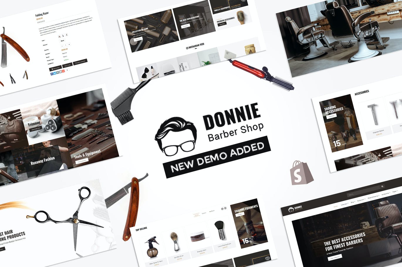 Donnie | 沙龙，理发店Shopify主题