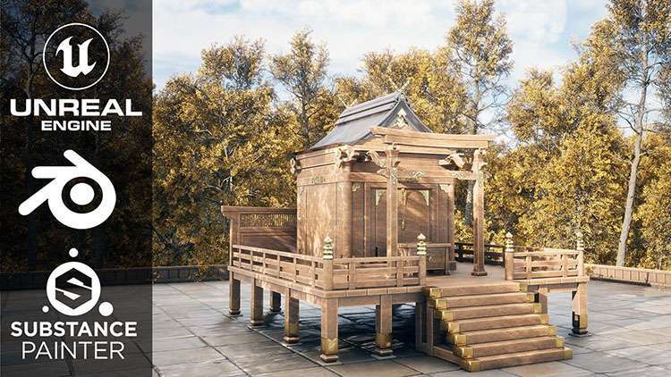 【Skillshare付费课程】Creating a Japanese Shrine Environment in Unreal Engine 5