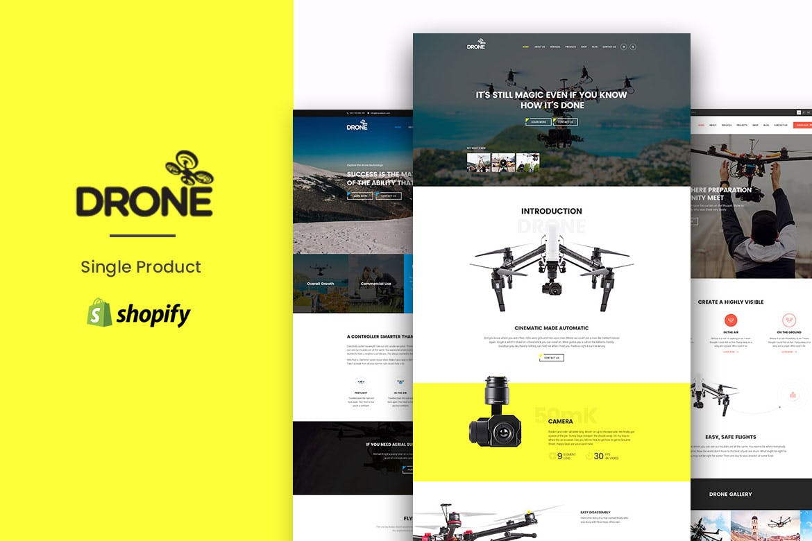 Drone – 单品Shopify主题
