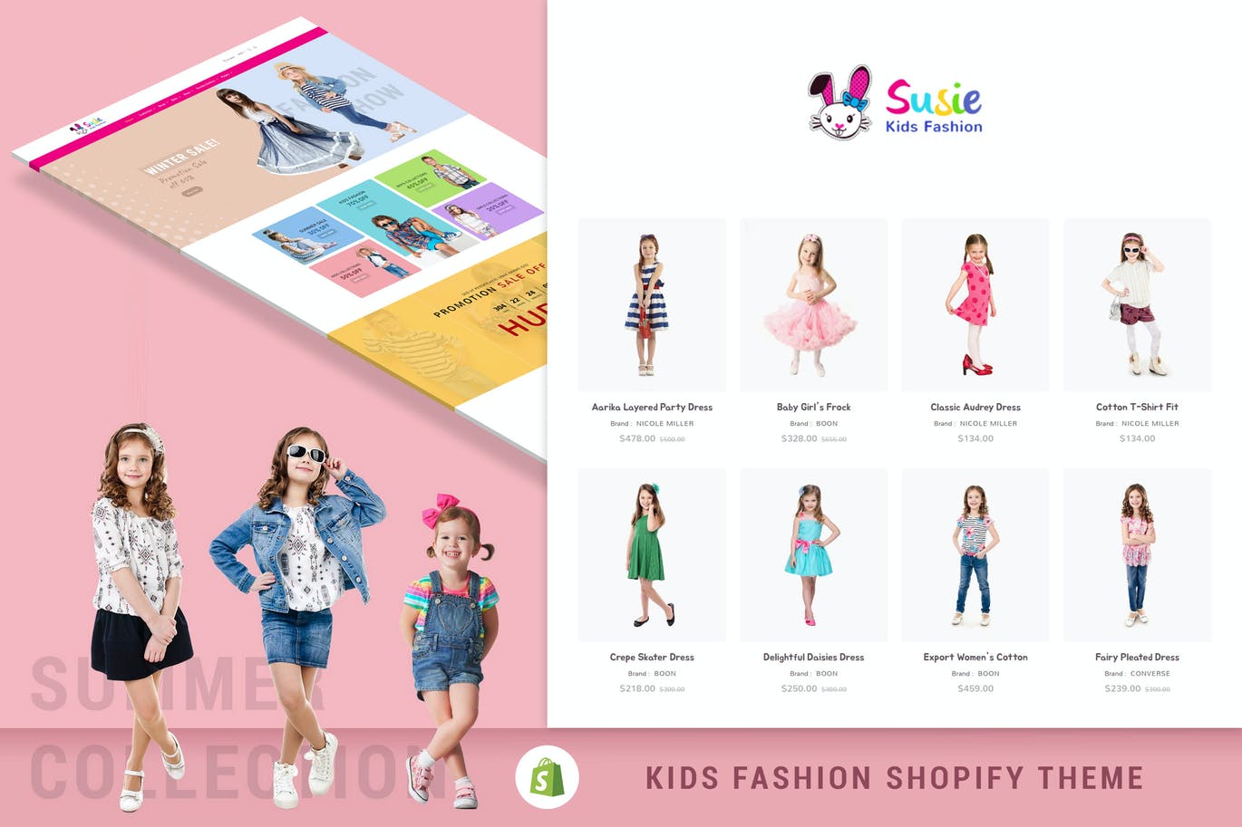 Susie | 儿童时尚节Shopify主题