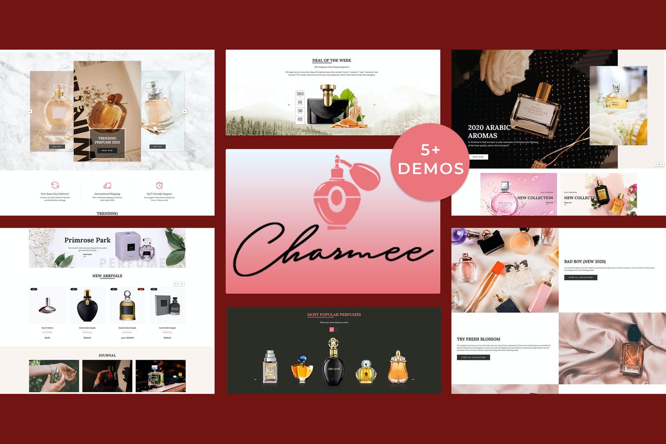 Charmee – 香水和化妆品Shopify主题