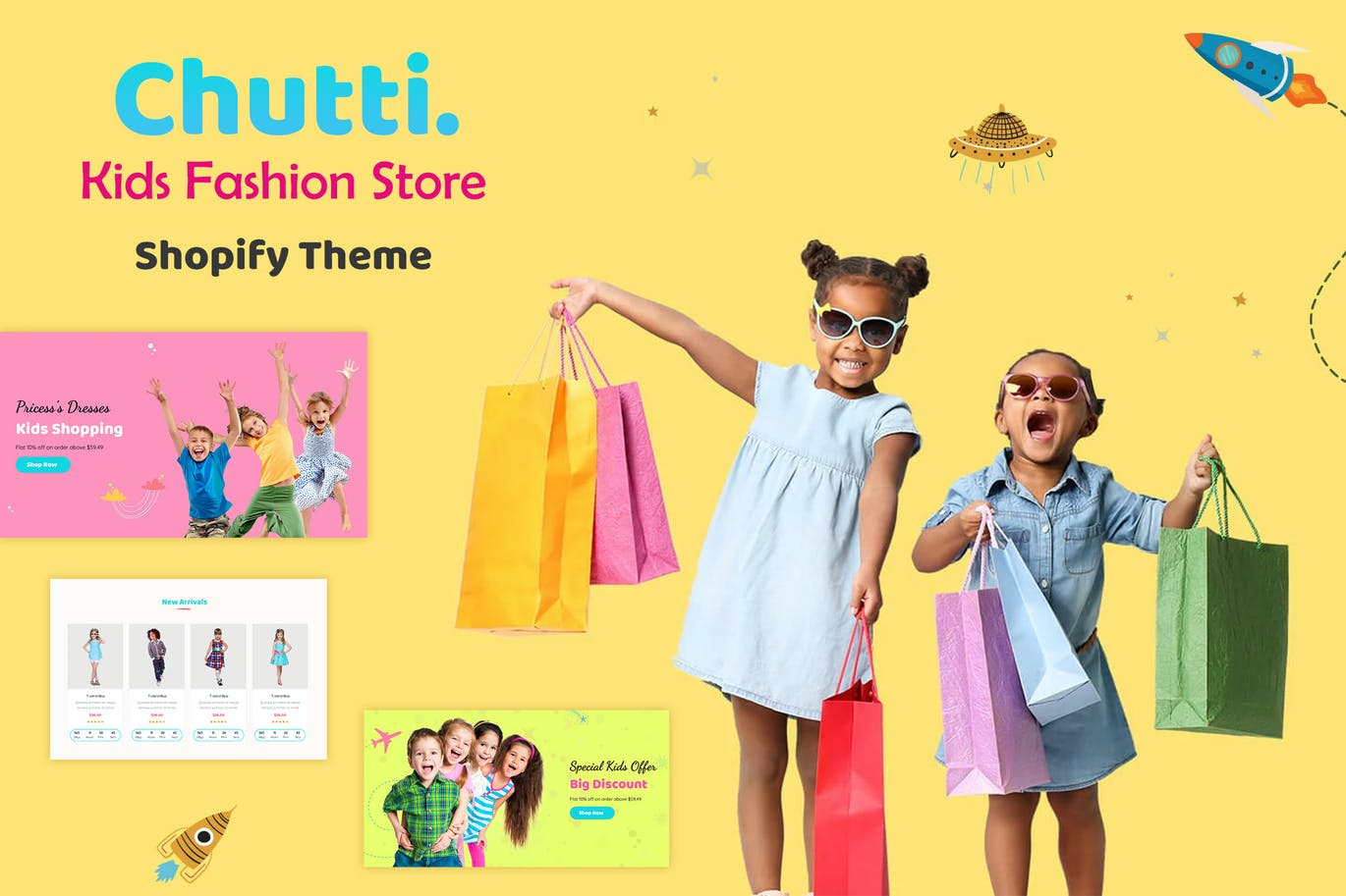 Chutti -儿童商店，儿童时装Shopify主题