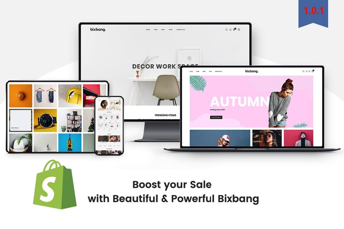 Bixbang | 简约电子商务Shopify模板