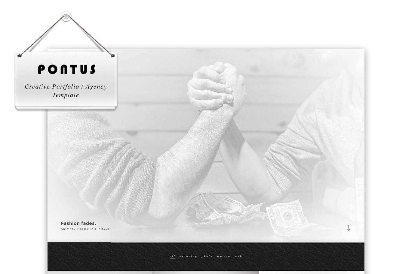 Pontus – 创意组合/机构HTML5模板