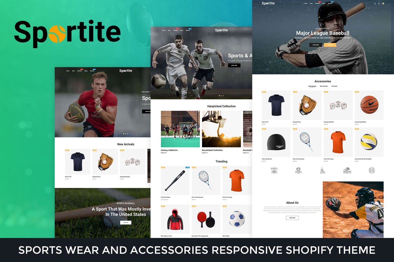 Sportite -运动服及配件Shopify主题